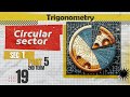 Math | Trigonometry  | sec 1 |  circular sectors ( part 5 )