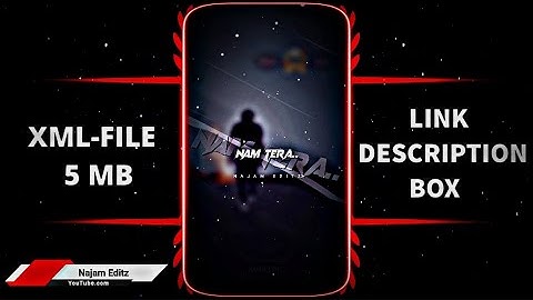 Tum Hi Ho 💘😔° New Sad love Xml || New Trend Xml Video || Alightmotion Xml File ⬇️@najameditz