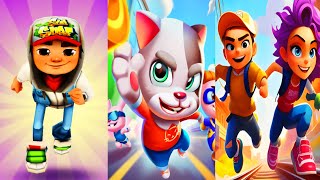 Subway Surfers vs Pet Runner vs Subway Rush: Escape Gameplay screenshot 2