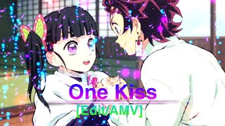 Demon Slayer -Tanjiro X Kanao - One Kisseditamv
