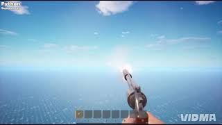 Colt Python revolver with suppressor sound effect
