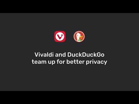 Vivaldi browser partners with DuckDuckGo for Tracker blocker