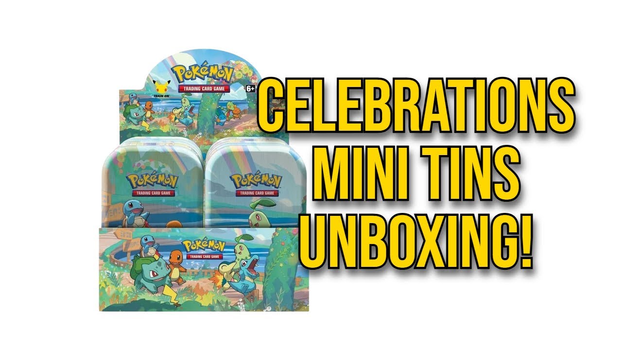 Pokémon Celebrations Mini Tins: 25th Anniversary Unboxing!
