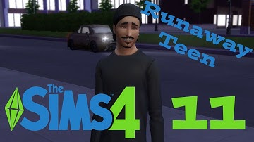 Lets Play Sims 4 | Runaway Teen Part 11 | SimRay!? :o