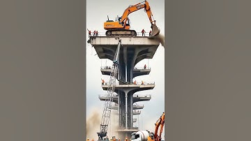 👷‍♂️🤳A Surviving WORKER Captures the Final Moments Before the Bridge COLLAPSE! #fail #construction