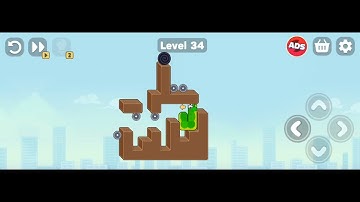 Snake Puzzle: Slither to Eat - Level 34 Gameplay 