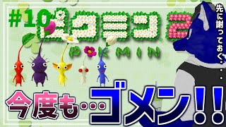 【 ピクミン2 】ロードローラーさんﾏｼﾞﾑﾘ…初見下手くそプレイ！脳筋オオカミのサラダバー調査その10【 #ケモノVtuber 】