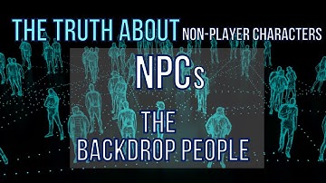 Truth about NPCs and Backdrop People - BANNED TIKTOK