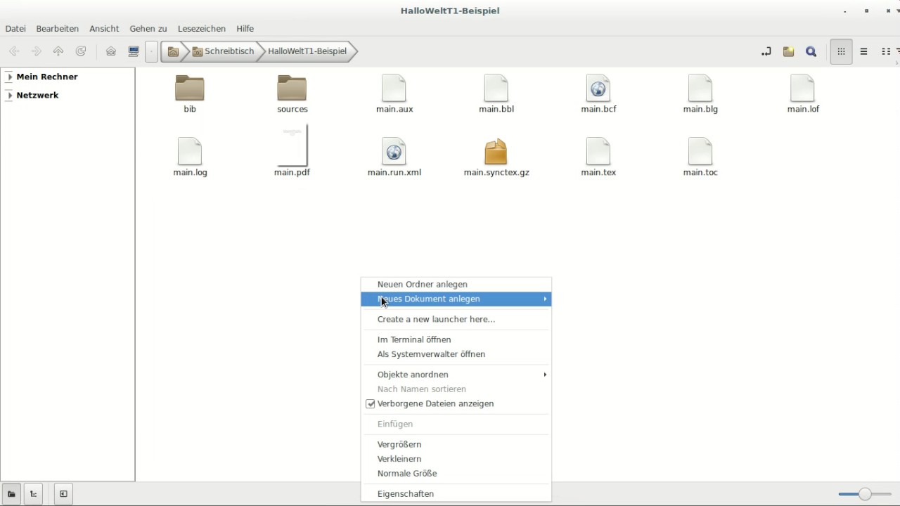 LaTeX: Projekt strukturieren - Dateien auslagern