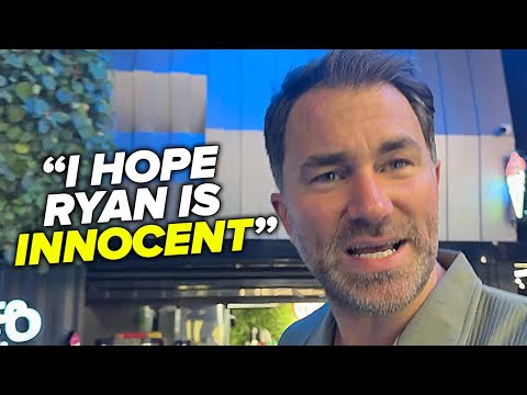 Eddie Hearn HITS BACK at Ryan Garcia FIXED TEST accusation; Picks Fury to beat Usyk