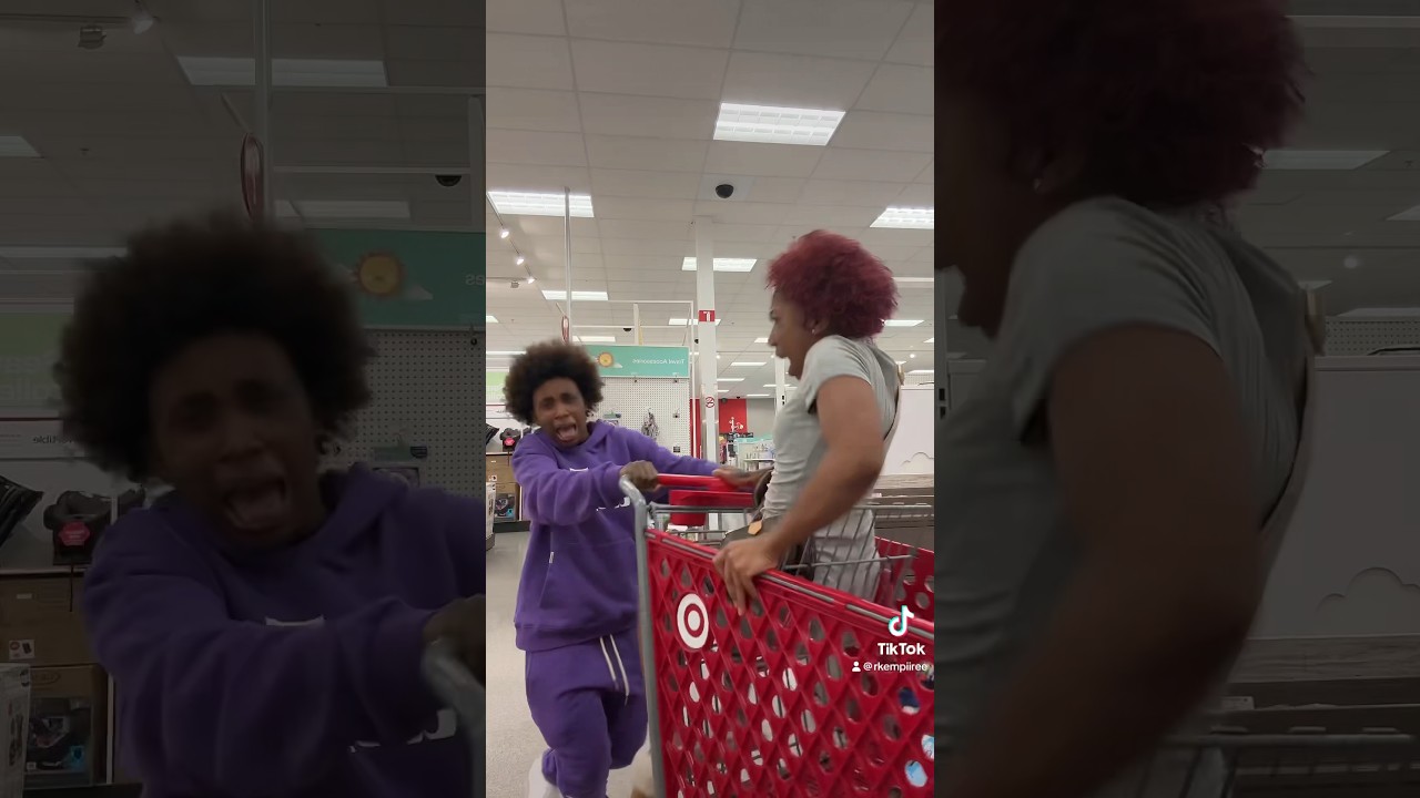 EPIC STUCK IN THE CART 💔‼️ IN PUBLIC 😱