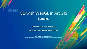 3D with WebGL in ArcGIS