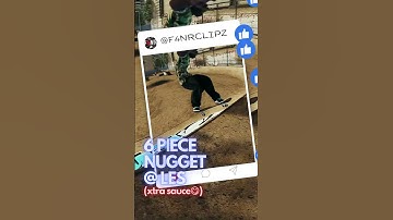 🔥🛹"FREE 6 PIECE NUGGET???🤯 Session: Skate Sim Realistic Edit🤯 #shorts