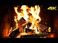 Kaminfeuer Langsam Brennend Winterstimmung Und Feuerklänge Für Ruhe Fireplace 4K