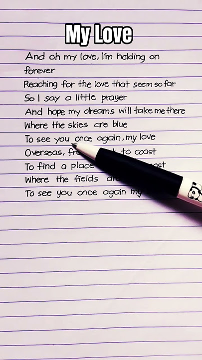 My Love - Westlife ( Chorus ) #mylove #westlife #shorts