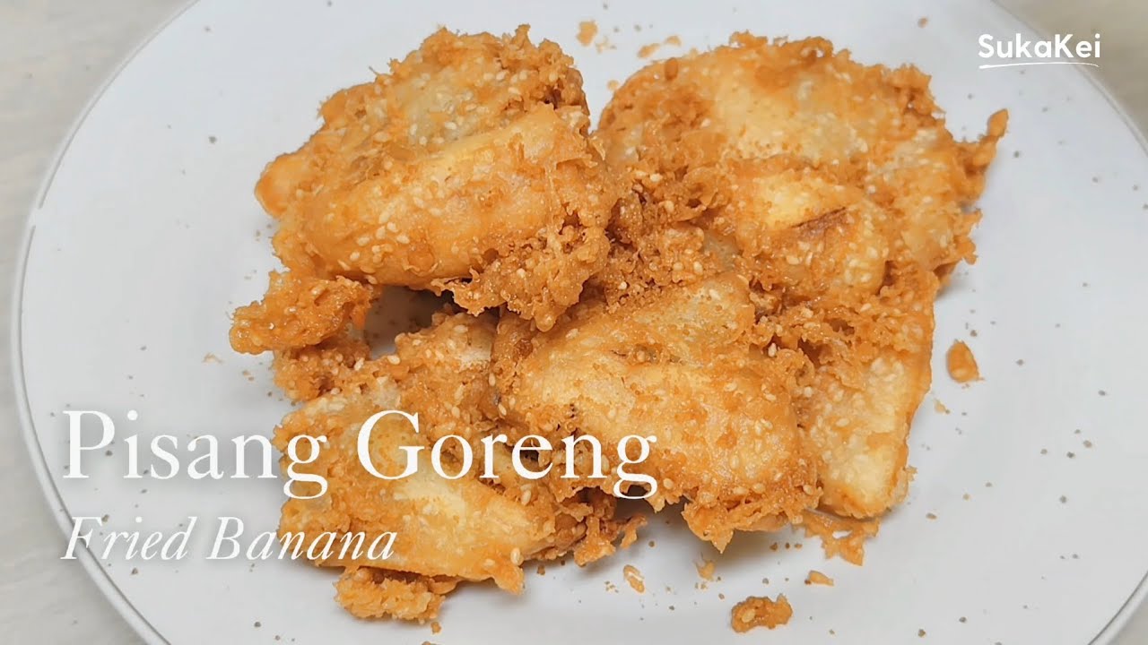 Pisang Goreng | Fried Banana : Ternyata Mudah! Rahasia Tepung Pisang Goreng Homemade Super Krispi ! 