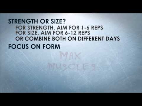 Bodybuilding Tips - Strength and Size