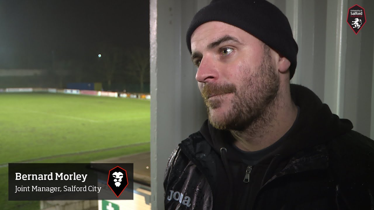 non league scotland Salford City 7-0 Barwell - Bernard Morley post-match interview 02.01.16