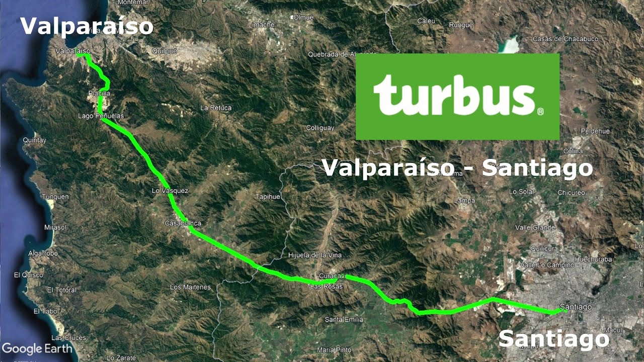 [Turbus] Valparaíso  ➜  Santiago (De noche)