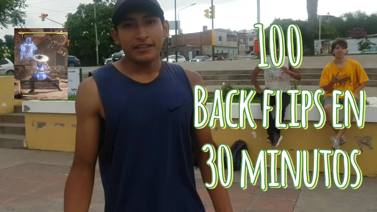 100 Backflips en 30 minutos - YouTube