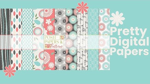 Aspire  Printable Digital Papers For Scrapbooking Paper Crafts