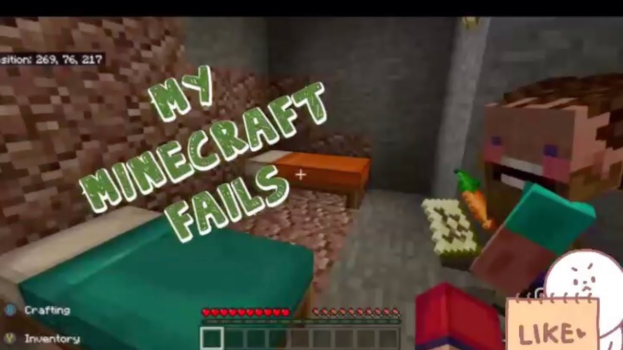 Minecraft Fails #1 - YouTube