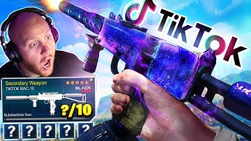 TRYING THE BEST MAC-10 FROM TIKTOK! GUN RATING! Ft. Nickmercs & SypherPK