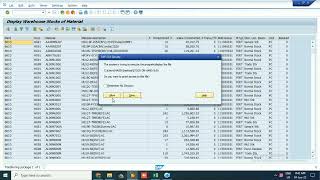 # How To Download Stock From SAP ( T Code - MB52 ) #.mp4
