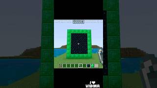 Minecraft Emerald Portal #minecraft #emerald #building #build #learn #portal #gaming #learning #fake