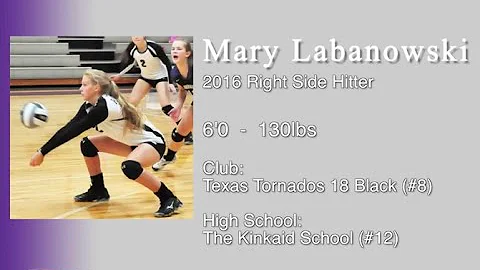 2016 Right Side - Mary Labanowski - Volleyball Hig...