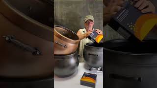 Lets make the stack of magical cauldrons from Harry Potter from flower pots #harrypotter