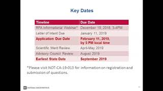 FOA Webinar: Implementation Science for Cancer Control - Developing and Advanced Centers