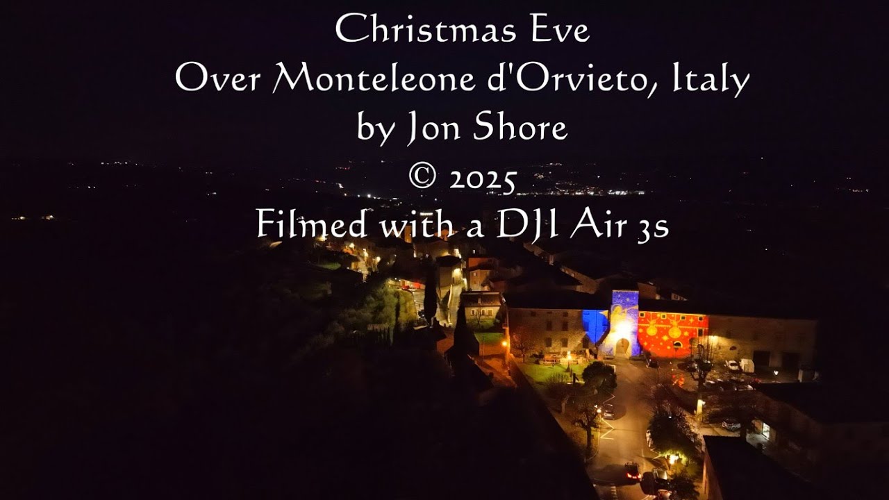 Christmas Eve 2025 over Monteleone d'Orvieto, Italy by Jon Shore HD