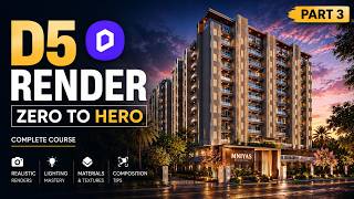 D5 render from Basics to Master | Hindi | Training part 3 -Materials