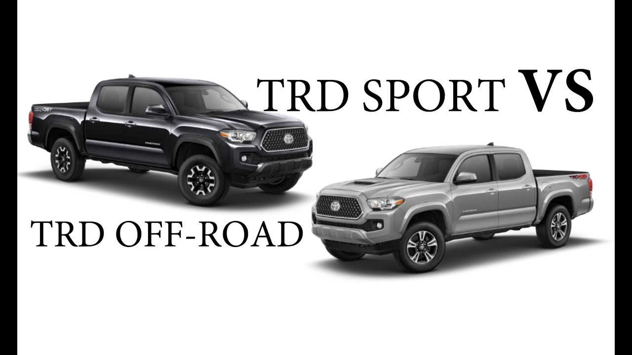 Tacoma Trd Offroad Or Sport Youtube