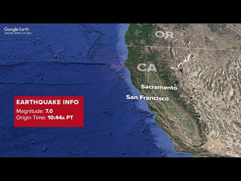 California's 7.0 earthquake,