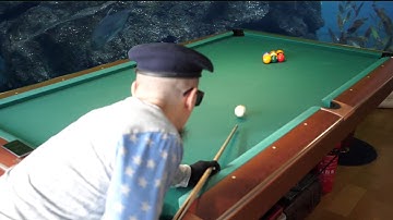 9 on break with Magic Rack using bottom ball 3 rails with 22mph speed