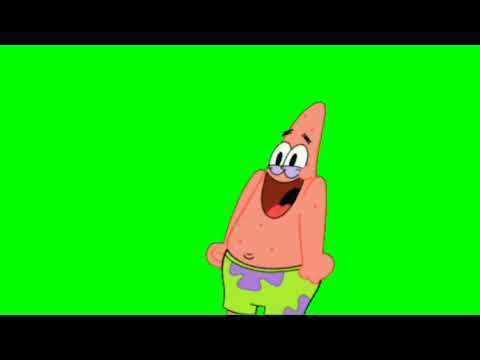 Spongebob Patrick Laughs Green Screen