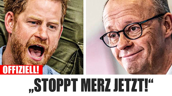 GERADE PASSIERT: Prinz Harry warnt Deutschland... Merz soll gestoppt werden