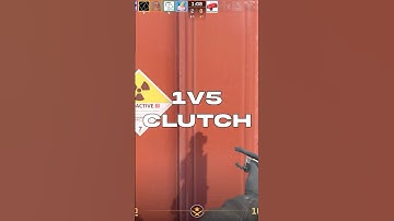 1v5 clutch on nuke. #cs2 #csgo #shorts