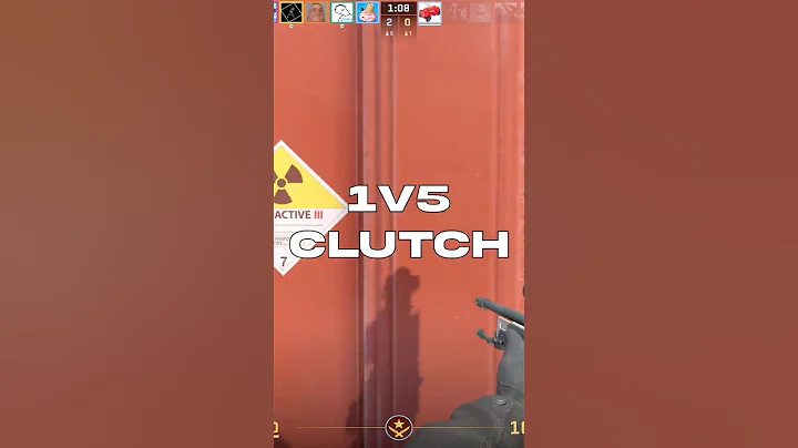 1v5 clutch on nuke. #cs2 #csgo #shorts