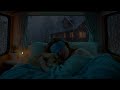 💤 Deep Sleep Ambience: Rainy Night Car Sleep with Thunder ⚡ – Thunderstorm for Healing Sleep