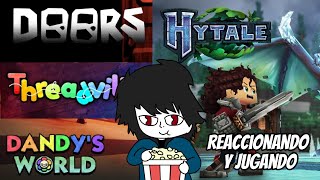 reaccionando a la cancelacion de hytale y jugando juegos de roblox