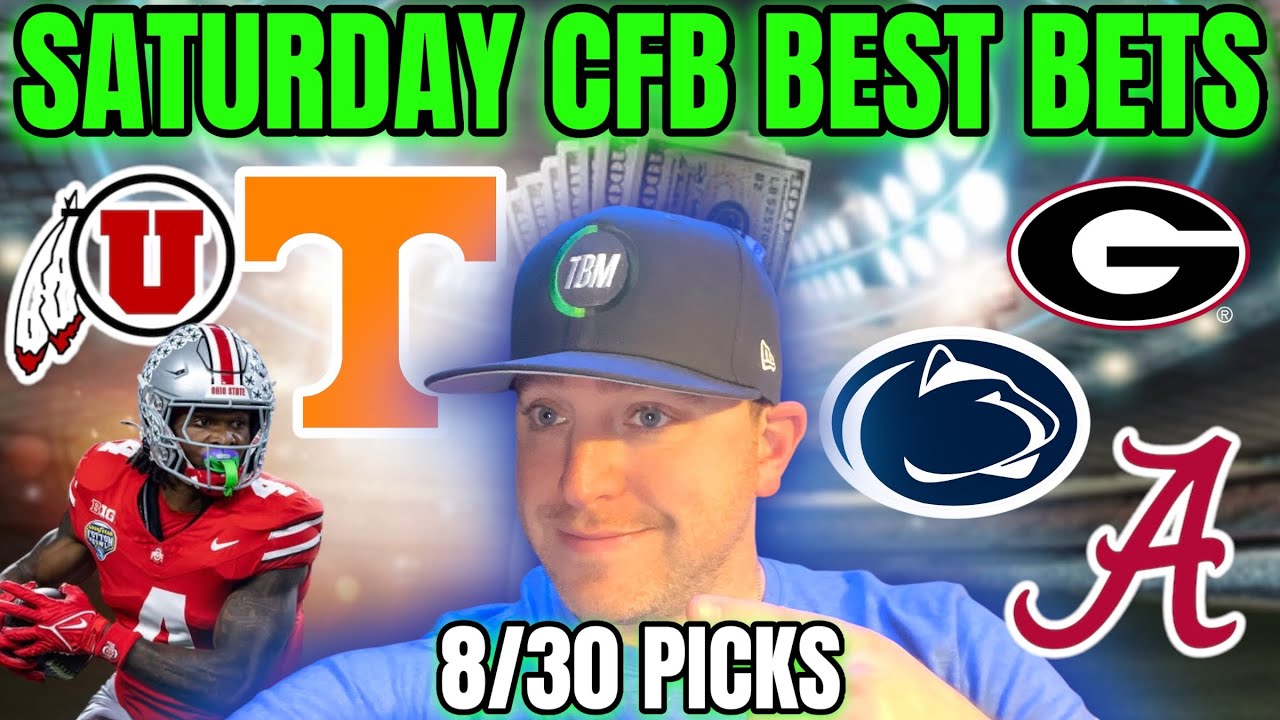 🚨 College Football Best Bets! Top College Football Free Picks (SATURDAY GAMES)