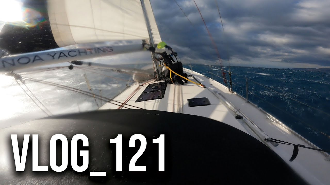 ⁣Korčula to Hvar in 40 KNOTS - Sailing winter storms in Croatia