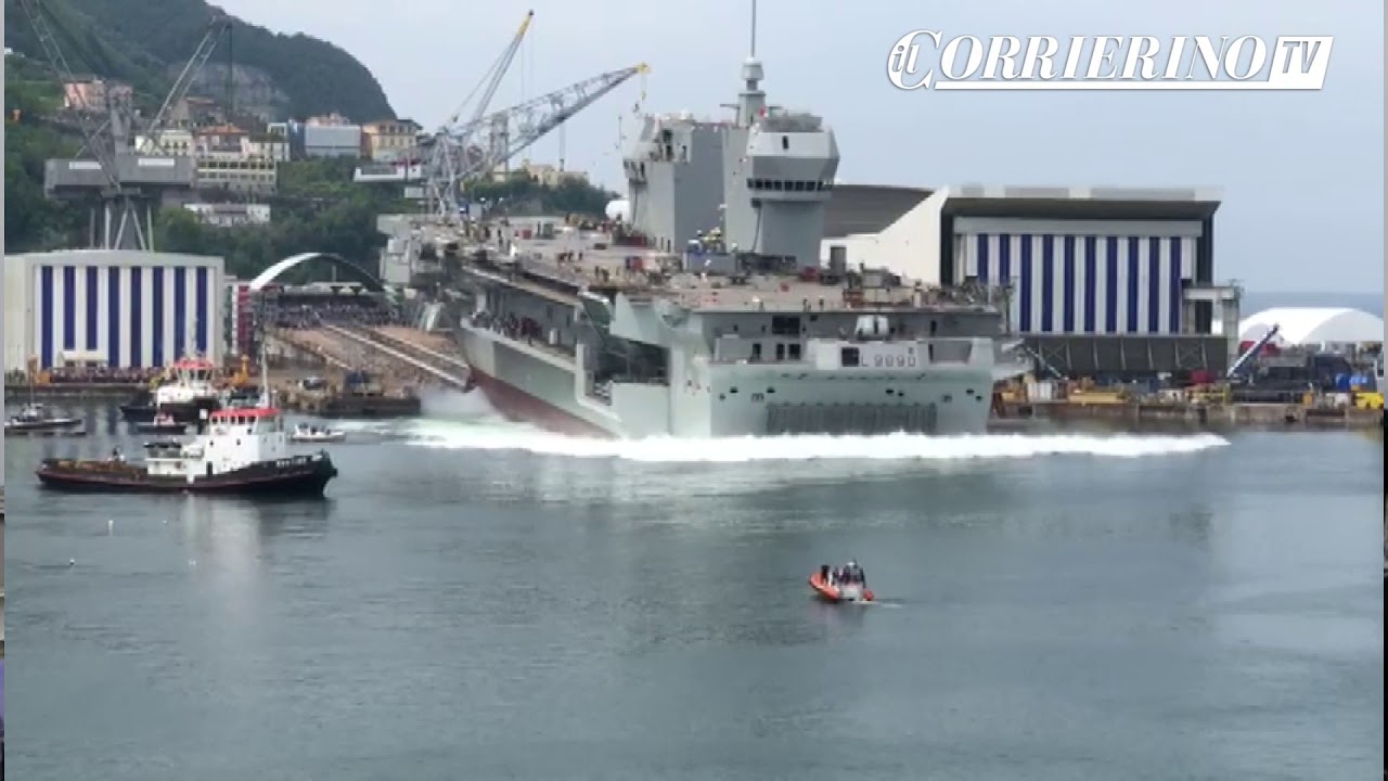 Castellammare di Stabia. Varata Nave Trieste alla presenza del Capo dello Stato YouTube Castellammare di Stabia. Varata Nave Trieste alla presenza del Capo dello Stato YouTube