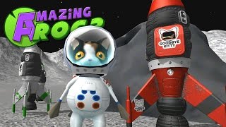 Saving Space Cats and Exploring UFOs! - Let's Play The Amazing Frog Gameplay- Swindon Space Program