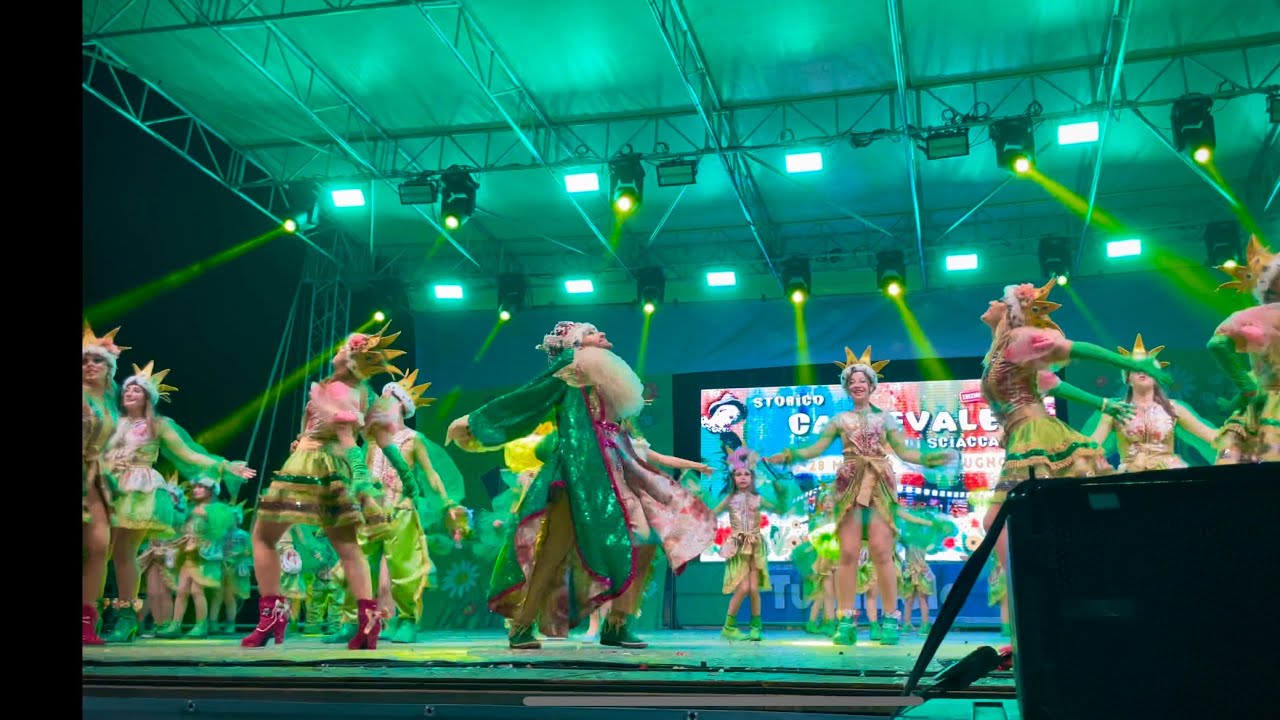 Peppe Nappa Inno |CARNEVALE DI SCIACCA 2023| esibizione sul palco