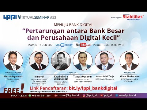 LPPI Virtual Seminar #53 : Menuju Bank Digital