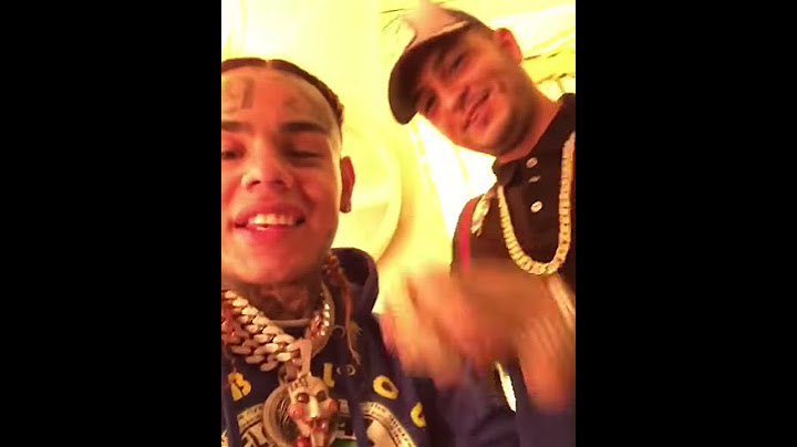 6ix9ine con Omar Montes por Barcelona
